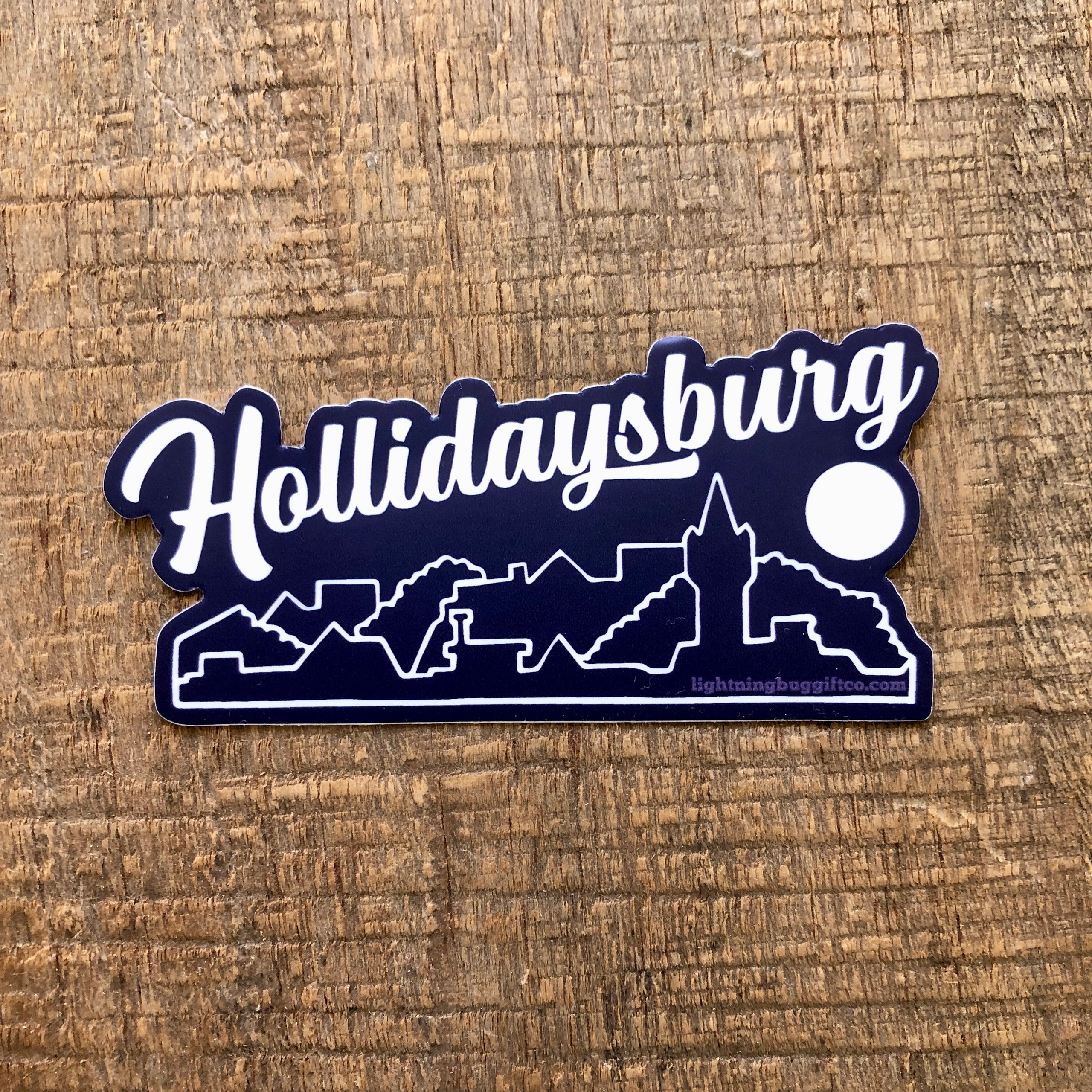 Hollidaysburg Skyline Sticker Lightning Bug Gift Co.